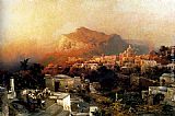 Franz Richard Unterberger Canvas Paintings - Capri